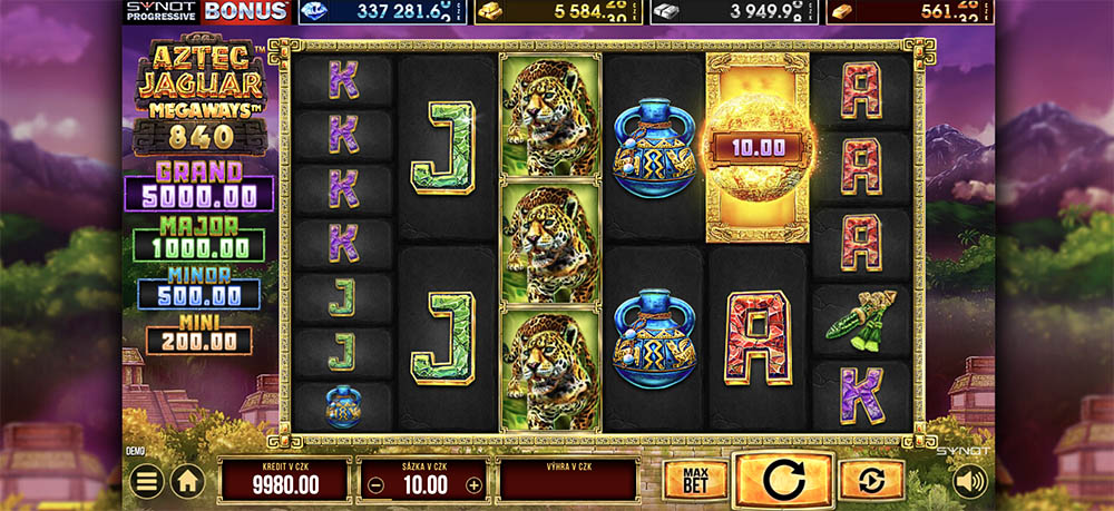 Aztec Jaguar Hold and Win automat od SynotGames