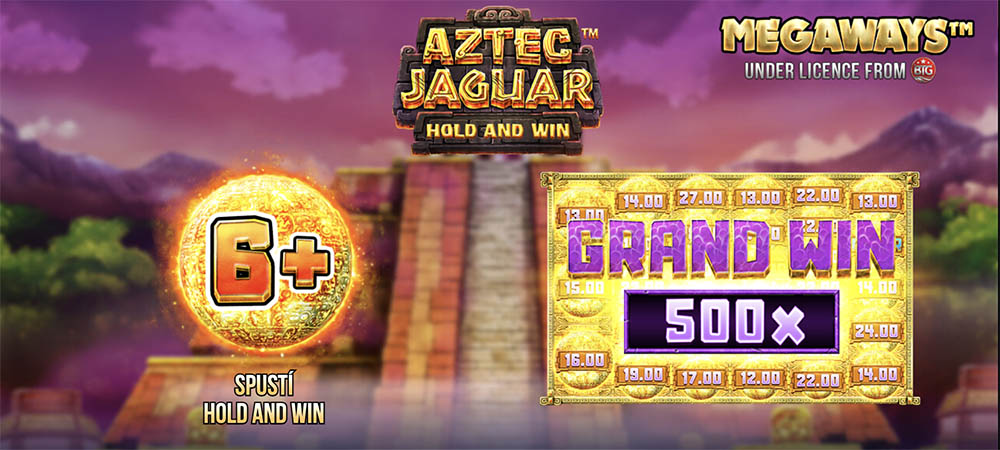 Speciální funkce a bonusy u automatu Aztec Jaguar Hold and Win