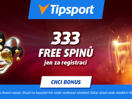 Tipsport Vegas Free Spiny – Aktuální volné otočky dnes