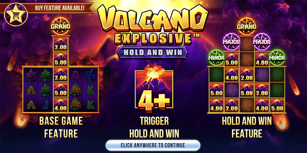 Volcano Explosive funkce